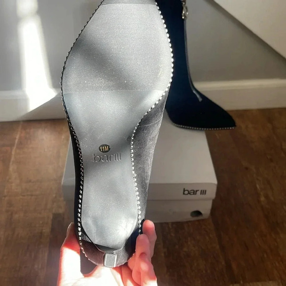 Bar lll stiletto black suede boots NEW in box size 11 - Picture 6 of 6